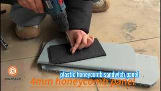 panel sandwich sarang lebah plastik pp