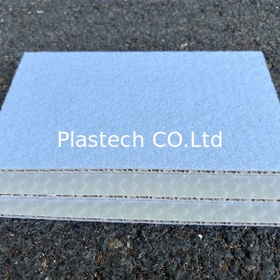 Fabric Lamination 5mm Nonwoven PP Honeycomb Board Untuk Perlindungan Permukaan Skudo