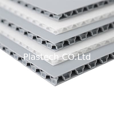 Double Color 7mm 10mm PP Halus Honeycomb Board Untuk Aluminium Case