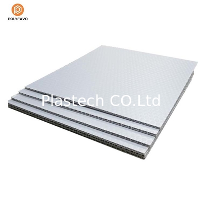 Kain tahan api PP Laminated Honeycomb Board 600 - 3500gsm untuk Otomotif dan Kotak