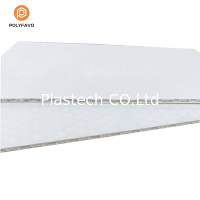 4mm Corona PP Honeycomb Sheet untuk Pencetakan Dengan Panel Honeycomb Label Pribadi
