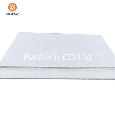 4mm Corona PP Honeycomb Sheet untuk Pencetakan Dengan Panel Honeycomb Label Pribadi