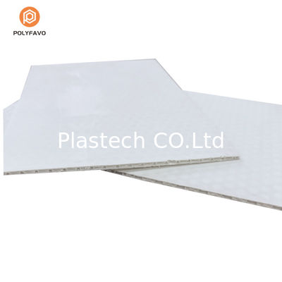 4mm Corona PP Honeycomb Sheet untuk Pencetakan Dengan Panel Honeycomb Label Pribadi