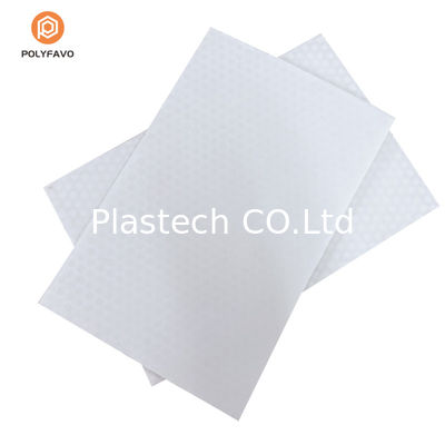 4mm Corona PP Honeycomb Sheet untuk Pencetakan Dengan Panel Honeycomb Label Pribadi