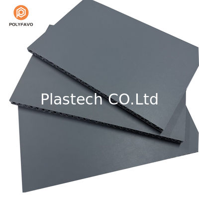 5mm Polypropylene Honeycomb Sheets Plastik Hitam PP Honeycomb Panel untuk Van Liner