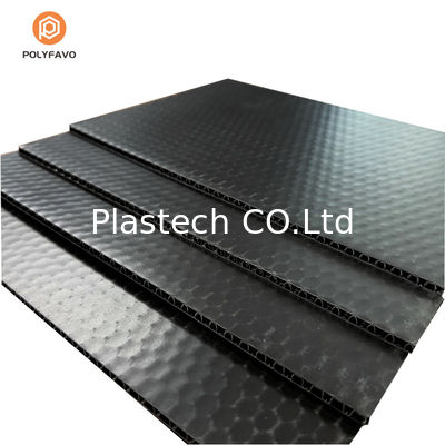 Panel Sandwich Honeycomb tahan lama 5 mm Panel Honeycomb PP untuk perlindungan lantai