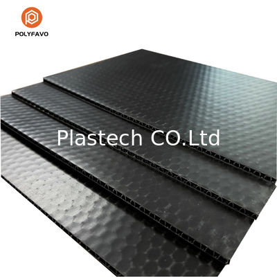 Panel Honeycomb Plastik ESD yang tahan lama PP Honeycomb Sheet Untuk Kemasan Bagian