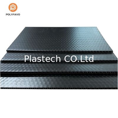 Panel Honeycomb Plastik ESD yang tahan lama PP Honeycomb Sheet Untuk Kemasan Bagian