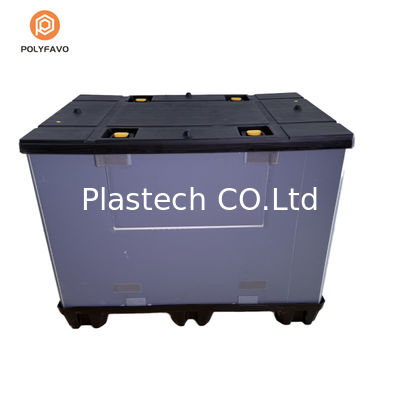 PP Honeycomb Packaging Box HDPE Palet Sleeve Box Untuk Transportasi Logistik