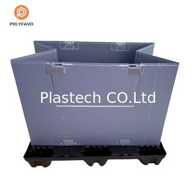 PP Honeycomb Packaging Box HDPE Palet Sleeve Box Untuk Transportasi Logistik