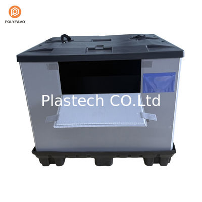 Kemasan Selongsong Plastik Transparan HDPE yang Dapat Ditumpuk Ukuran 1200x1000x900mm