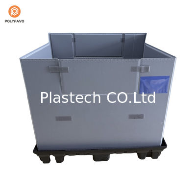 Kemasan Selongsong Plastik Transparan HDPE yang Dapat Ditumpuk Ukuran 1200x1000x900mm
