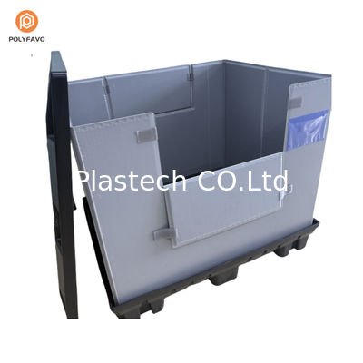 Kemasan Selongsong Plastik Transparan HDPE yang Dapat Ditumpuk Ukuran 1200x1000x900mm