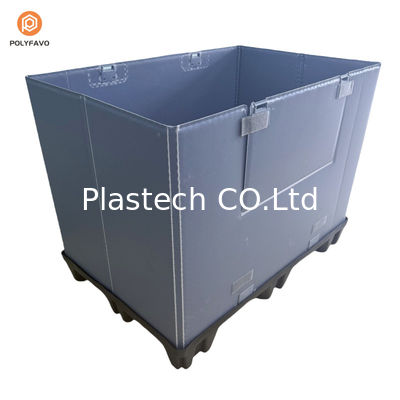 Plastik Storage Customized Pallet Sleeve Box Plastik Collapsed Sleeve Pallet Box