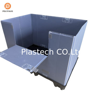 Plastik Storage Customized Pallet Sleeve Box Plastik Collapsed Sleeve Pallet Box