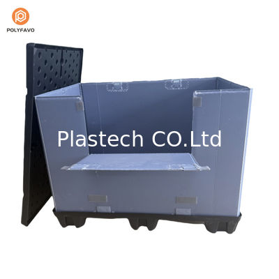 Plastik Storage Customized Pallet Sleeve Box Plastik Collapsed Sleeve Pallet Box