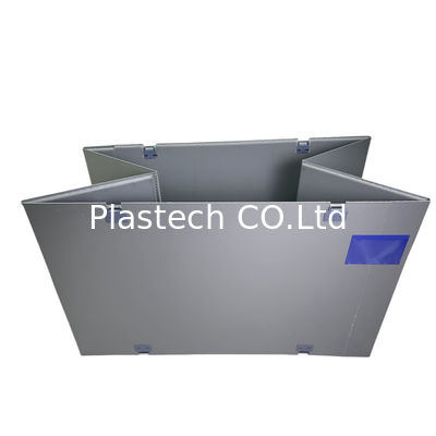 1600x1145x1067mm kemasan lengan dengan pallet menumpuk Plastik kontainer pengiriman