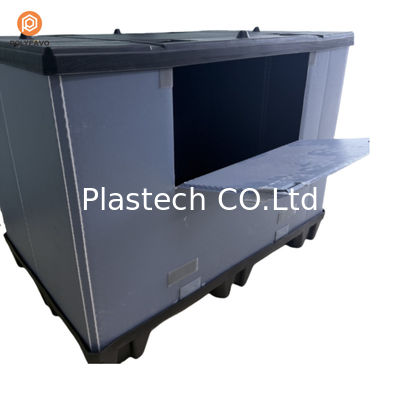 Kontainer lengan lipat industri tugas berat besar untuk penyimpanan massal