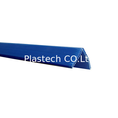 Plastik sudut pelindung berongga untuk melindungi produk PP Corrugated sudut pelindung