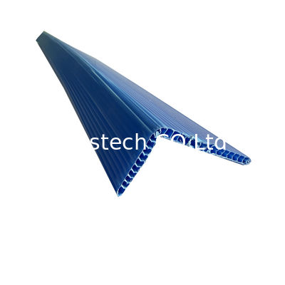 Plastik sudut pelindung berongga untuk melindungi produk PP Corrugated sudut pelindung