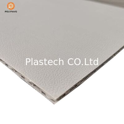 5mm 1200gsm Grey 2440x1220 4x8ft Plastik PP Honeycomb Panel untuk Kotak Paket Industri