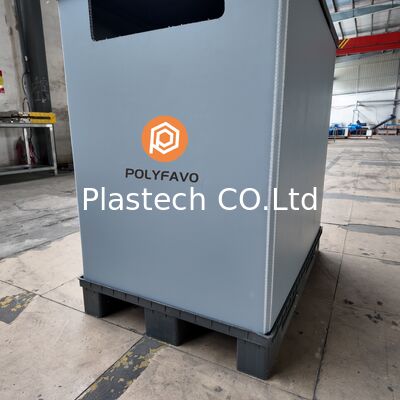 Kontainer Plastik Storage Bin Logistics Packaging Kontainer Lipat Kotak Plastik
