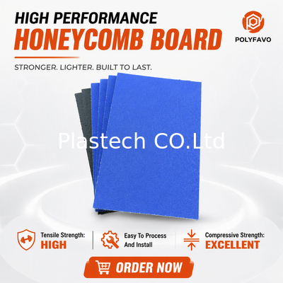 Panel Penerbangan 7mm Hitam Panel Penerbangan Ringan 2800gsm Aksesori Koper Penerbangan Panel Sarang Lebah PP