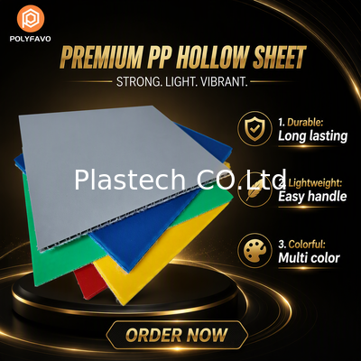 5mm Bubble Floor Guard Industri konstruksi PP Polypropylene Honeycomb Board Perlindungan lantai sementara