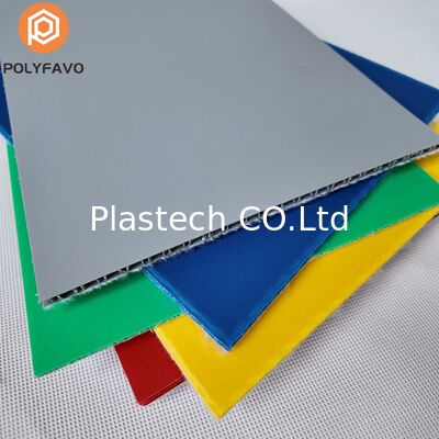 5mm Bubble Floor Guard Industri konstruksi PP Polypropylene Honeycomb Board Perlindungan lantai sementara