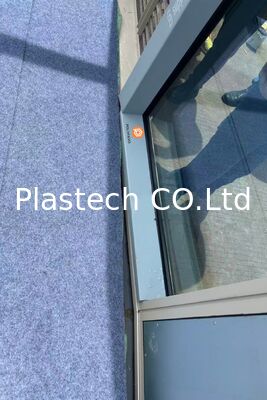 U Channel Type Plastic Profile Door Sill Protector Pp Honeycomb Board With Felt Cloth Matte Surface Opsional Ketebalan 3mm 5mm