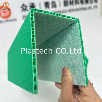 U Channel Type Plastic Profile Door Sill Protector Pp Honeycomb Board With Felt Cloth Matte Surface Opsional Ketebalan 3mm 5mm