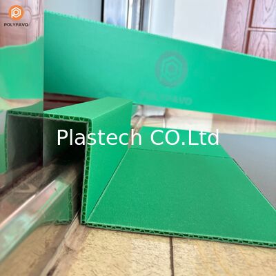 U Channel Type Plastic Profile Door Sill Protector Pp Honeycomb Board With Felt Cloth Matte Surface Opsional Ketebalan 3mm 5mm
