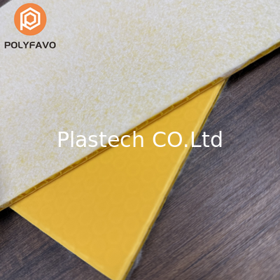 5mm Lembar Plastik pp Honeycomb Board Perlindungan situs Perlindungan situs pp Lapisan lantai