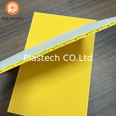 5mm Lembar Plastik pp Honeycomb Board Perlindungan situs Perlindungan situs pp Lapisan lantai