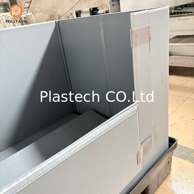 Heavy-Duty Multi-Grid Box for Factory Floor Use Stackable Plastic Organizer--Waterproof & dapat digunakan kembali untuk penyimpanan suku cadang gudang