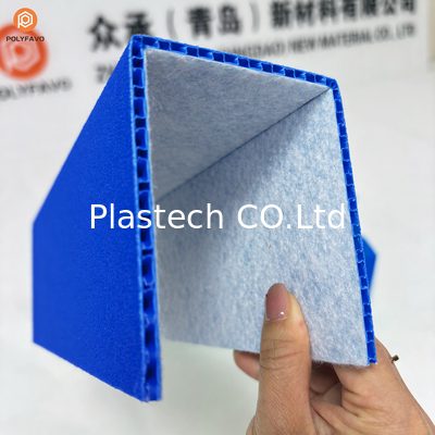 Penangkal api PP Honeycomb Penutup ambang Non Woven Kain Anti slip Permukaan Ringan tahan lama perlindungan lantai pintu