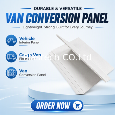 Panel Dinding Kustomisasi Lembaran PP Sarang Lebah 4mm untuk Interior Mobil Kargo Ford