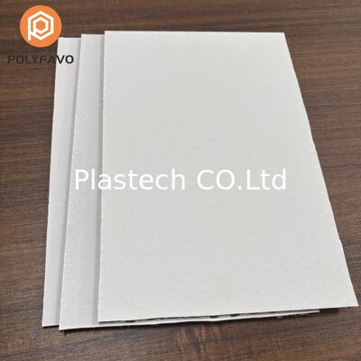 Lembaran Plastik Zhongcheng 5mm 1600gsm untuk Transportasi Panel Polipropilena Sarang Lebah