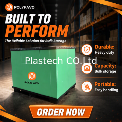 Customized Heavy Duty Sleeve Pallet Box Plastik Palet Sleeve Box Palet Box Murah