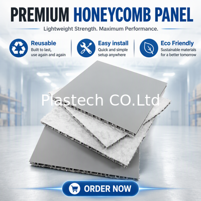 5mm Polypropylene Plastic Flooring Floor protection Felt Backing Honeycomb Board Floor protection