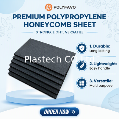 PP Lembar Plastik Plastik Porsi Fly Case Hoenycomb Flight Case Bahan Panel Honeycomb pp Lembar Plastik