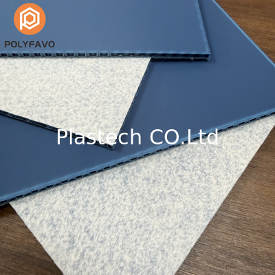Papan Pelindung Lantai untuk Konstruksi, Pelindung Lantai Sarang Lebah V2 Tahan Api, Panel Cetak Logo Kustom Warna 3mm 5mm