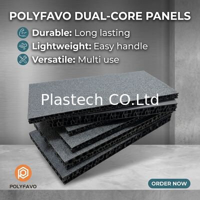 Panel honeycomb yang dapat digunakan kembali untuk pembuatan kasus penerbangan, papan tahan air tahan goresan, bahan kasus ramah lingkungan