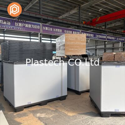Kotak Coaming Dua Piece Tipe C, Kotak Sleeve Lipat dengan Lining busa EVA, Kotak Bulk Plastik Palet Basis Kembali