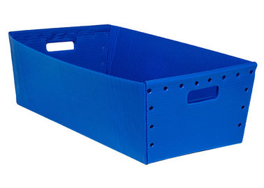 Tote Conveyor Nestable Hopper dengan Carry Handle Storage Container 4mm 5mm PP